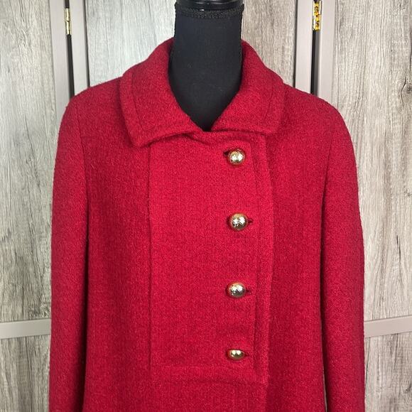 Vintage 30's Lord + Taylor/Saks Fifth Avenue wool maxi coat women's 14-16 - Picture 2 of 16